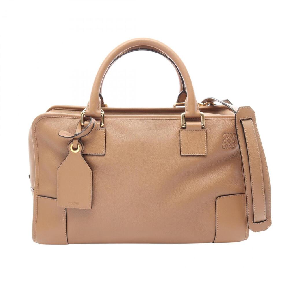 Loewe Amazona 36 2-Way Handbag, Leather, Women's, Brown